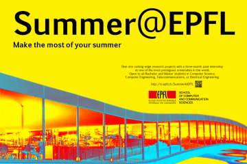 Summer Internships for Bachelor and Master Students at EPFL University