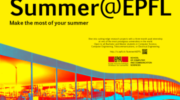 Summer Internships for Bachelor and Master Students at EPFL University